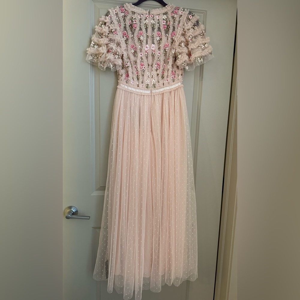 (NWT) NEEDLE & THREAD - BHLDN Florentina Ruffle Ankle Dress - Picture 5 of 8